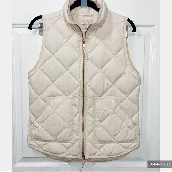 New J.CREW Excursion Quilted Down Vest Size 00 - Picture 2 of 7